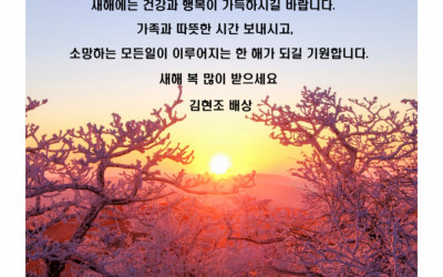 새해 복 많이 받으세요