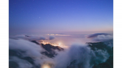 라팔마섬 밤하늘