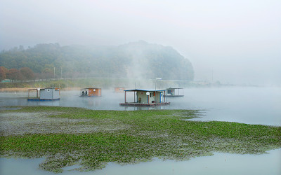 충주호 낚시터