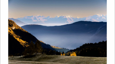 The morning of Alpe di siusi