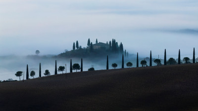 이탈리아 토스카나 가을