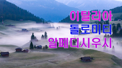 이탈리아돌로미티 알페디시우시