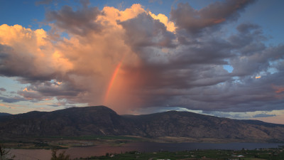 OSOYOOS의 노을..