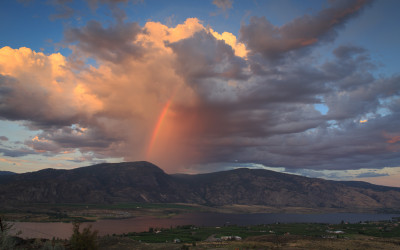 OSOYOOS의 노을..