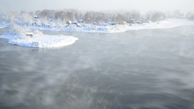 앙가라 강의 겨울