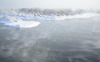 앙가라 강의 겨울