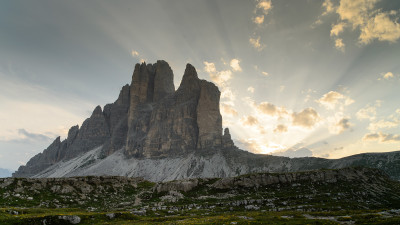 Lavaredo 일몰