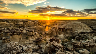 Sunset in Ah-Shi-Sle-Pah Wilderness