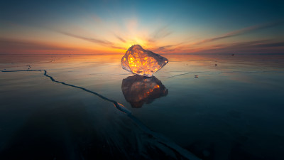 Baikal Lake. - Ice Jewelry