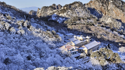 황산설경