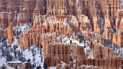브라이스 캐년 (Brice Canyon) 설경